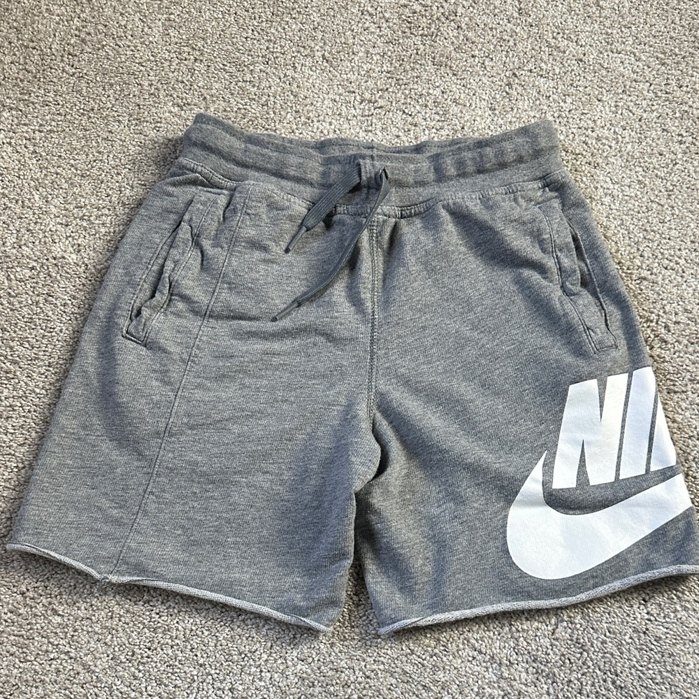 Nike Heather Gray Athletic Shorts